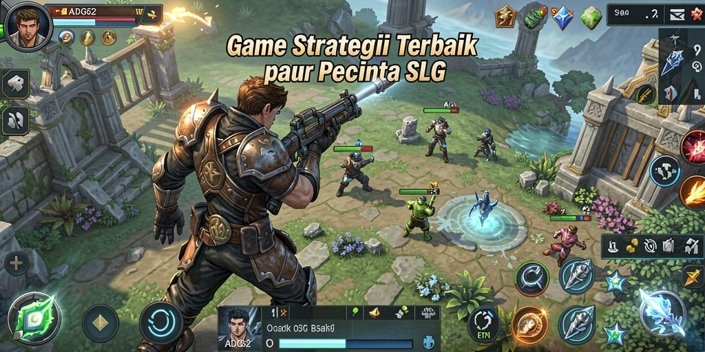 Tampilan gameplay menarik di ADG62 dengan strategi mendalam.