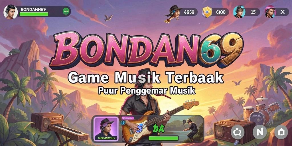 Tangkapan layar BONDAN69 menunjukkan gameplay musik yang seru dan interaktif.