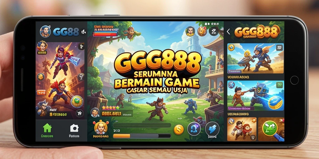 Tampilan gameplay GGG888 yang seru dan menarik.