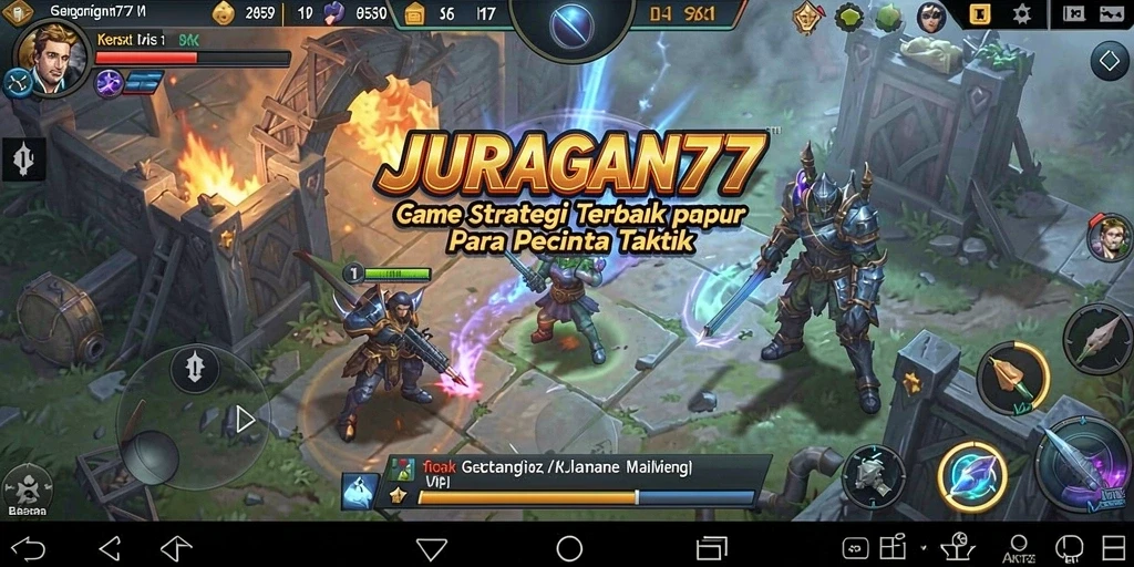 Tampilan gameplay seru dan menegangkan dari JURAGAN77.