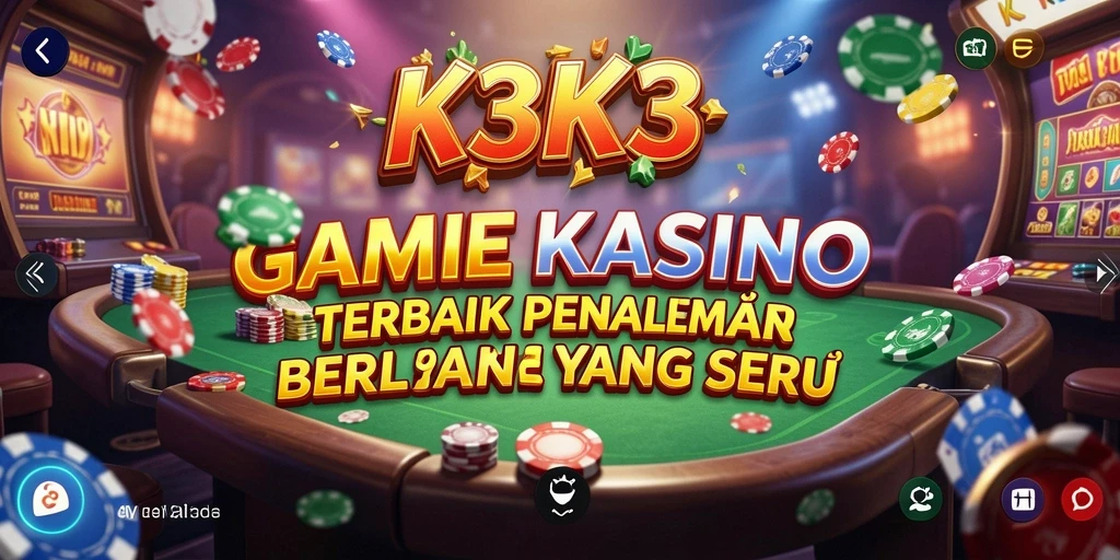 Screenshot K3K3 menampilkan gameplay seru di kasino.