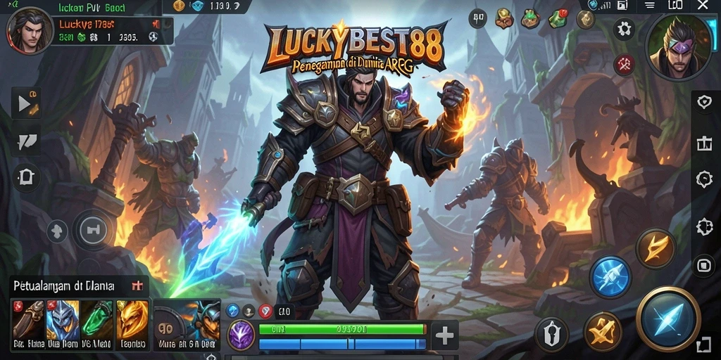 Gameplay seru dari LUCKYBEST88 di dunia ARPG.