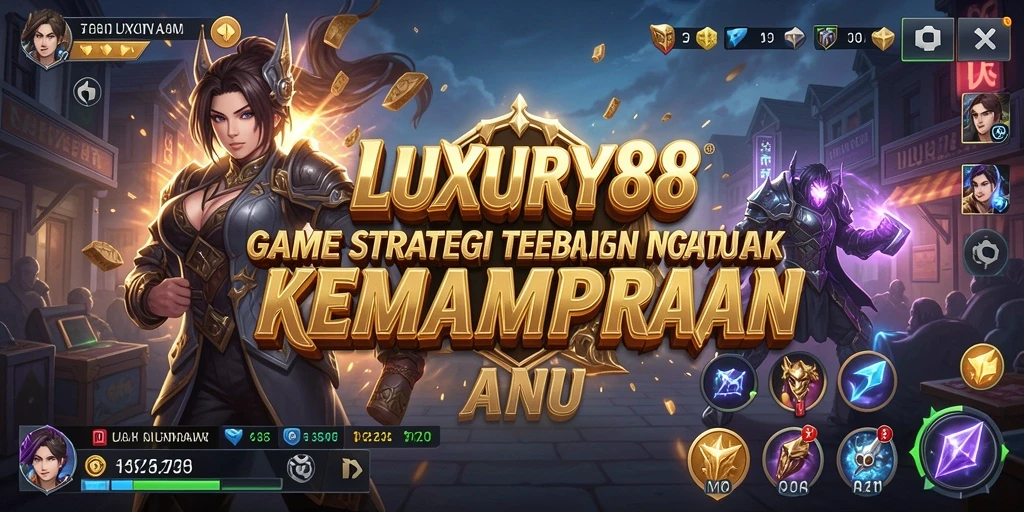 Tampilan gameplay strategis dan mendebarkan di LUXURY88