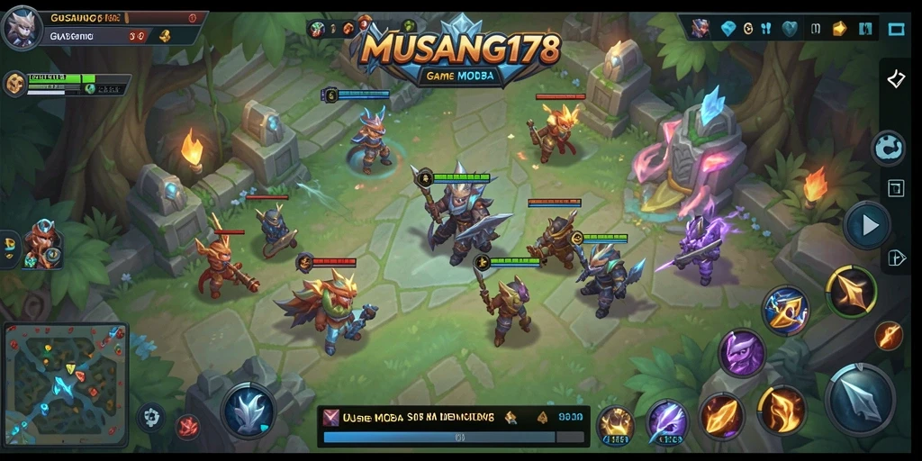 Tangkapan layar utama dari gameplay seru di MUSANG178.