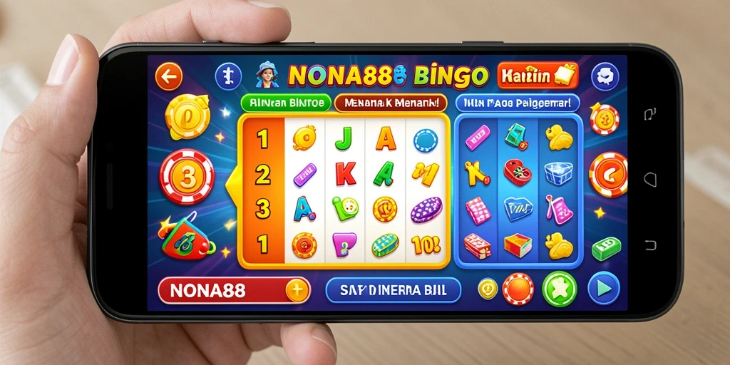 Tampilan gameplay menarik dari NONA88 saat permainan Bingo berlangsung.