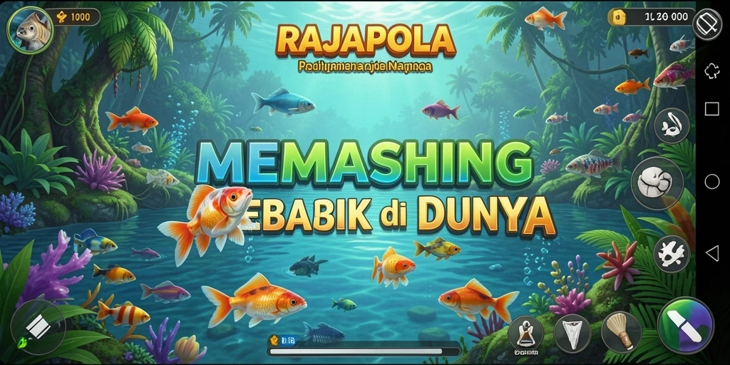 Gameplay seru dengan pengalaman memancing yang realistis.