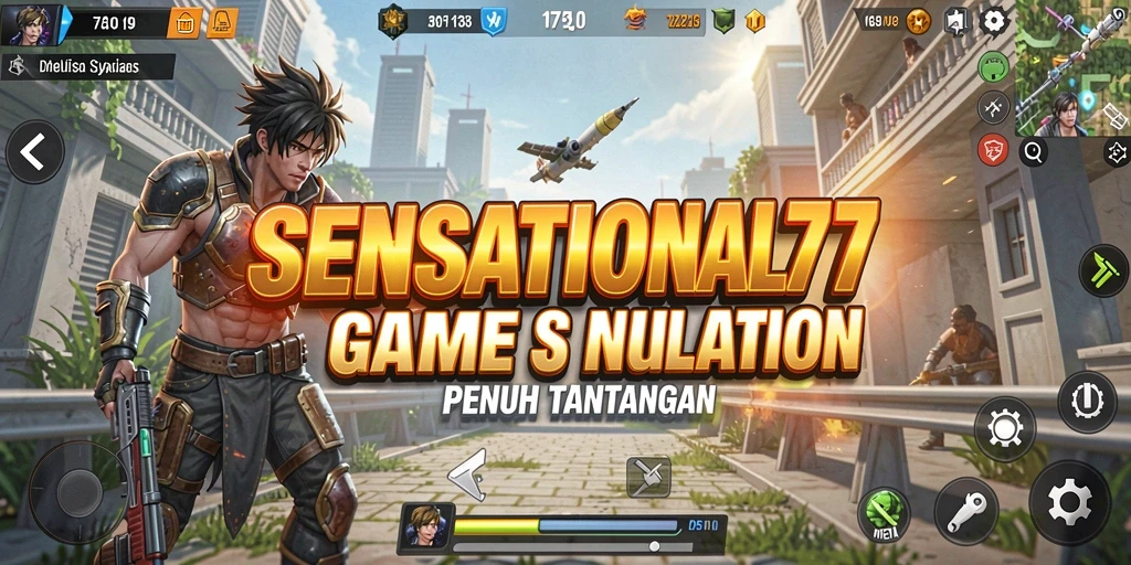 Screenshot gameplay SENSATIONAL77 yang menunjukkan aksi seru dalam simulasi.