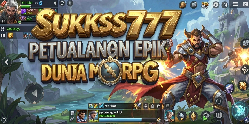Tangkapan layar gameplay SUKSES777 menunjukkan aksi petualangan epik.